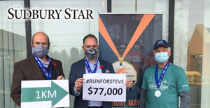 Sudbury photo: Rocks virtual marathon raises $77,000