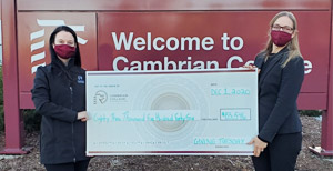 Sudbury businesses come through to help Cambrian College students